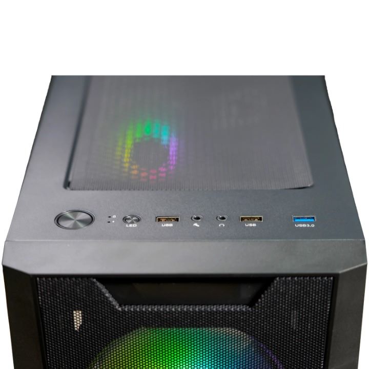 COCONUT GAMING CABINET RGB NOVA 440 BLACK