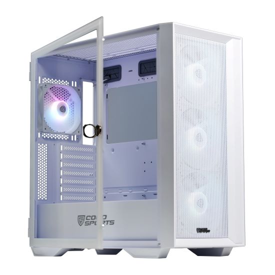 COCONUT RAMPAGE 4000D E ATX ARGB GAMING CABINET WHITE