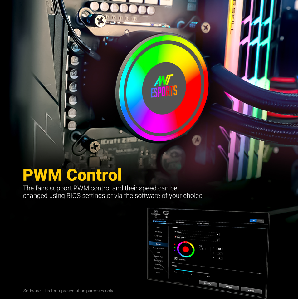 Ant Esports CPU Cooler Liquid ICE 360 ARGB