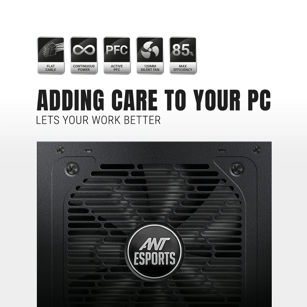 Ant Esports FP550B 550W 80 Plus Bronze Certified Gaming Power Supply