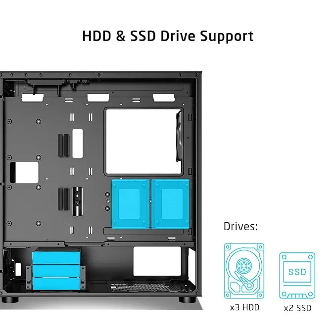 ProLab Design AI628 Workstation Server Cabinet (E-ATX/ATX/M-ATX)
