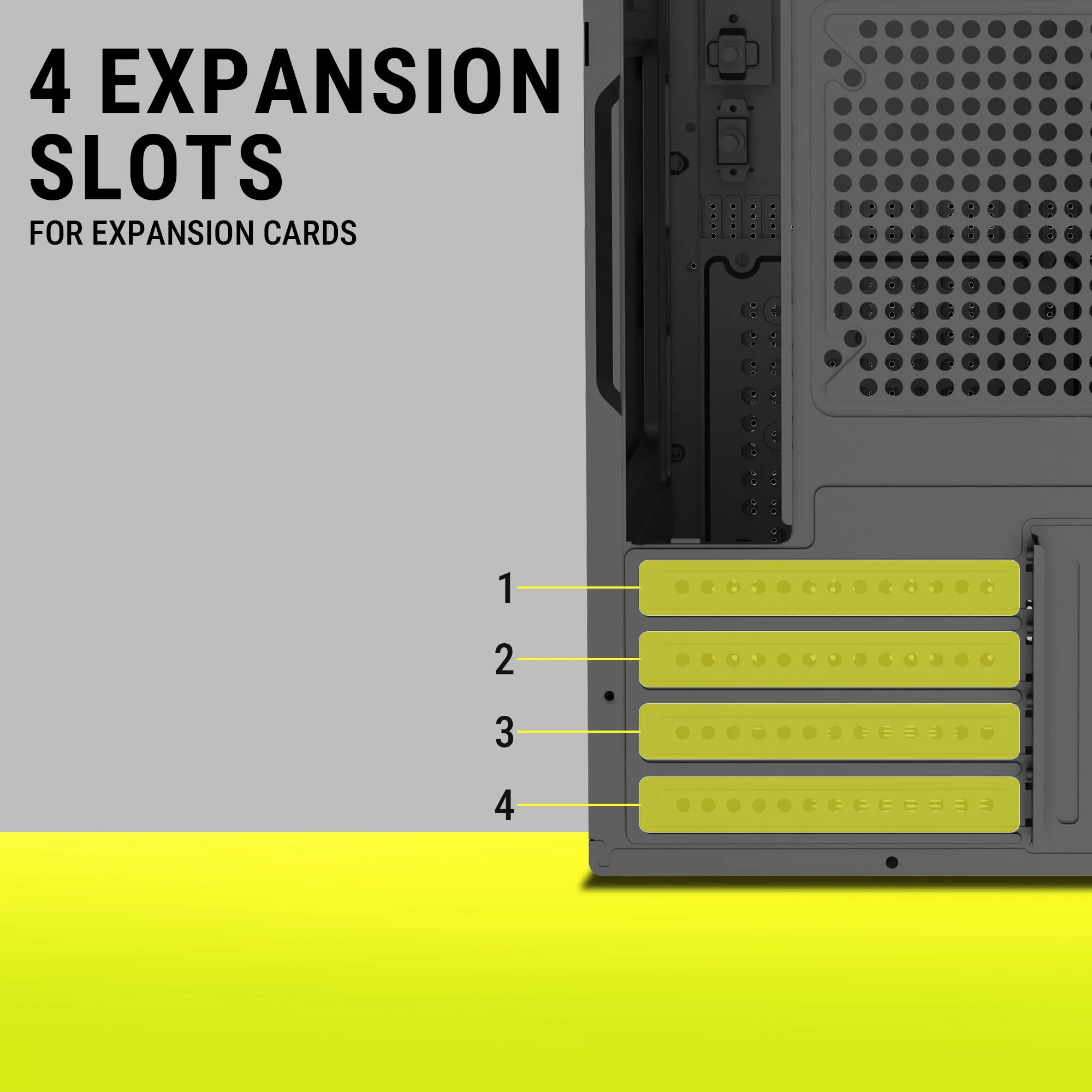 Ant Value VM4P Mini Tower Cabinet with Pre-Installed PSU