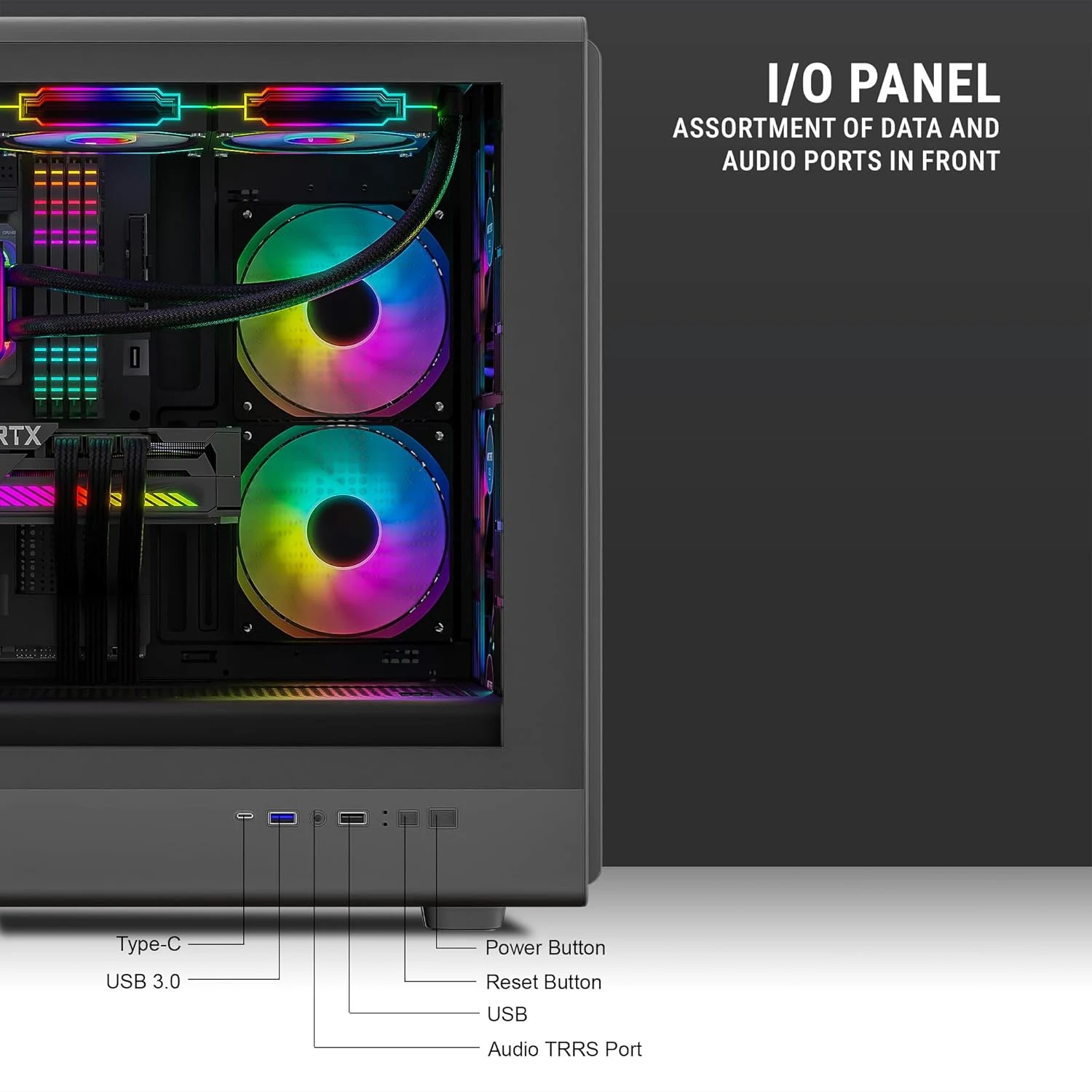 Ant Esports ZEN Air 360 ARGB Mid Tower Gaming Cabinet