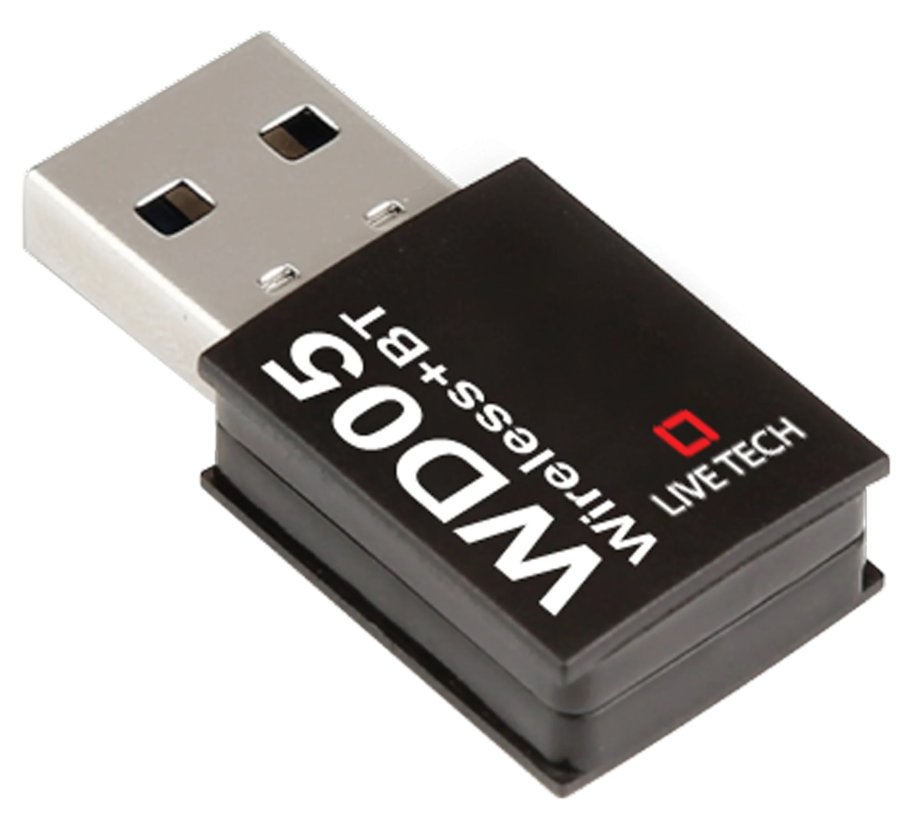 Live Tech WD05 150Mbps WiFi + Bluetooth USB Adapter