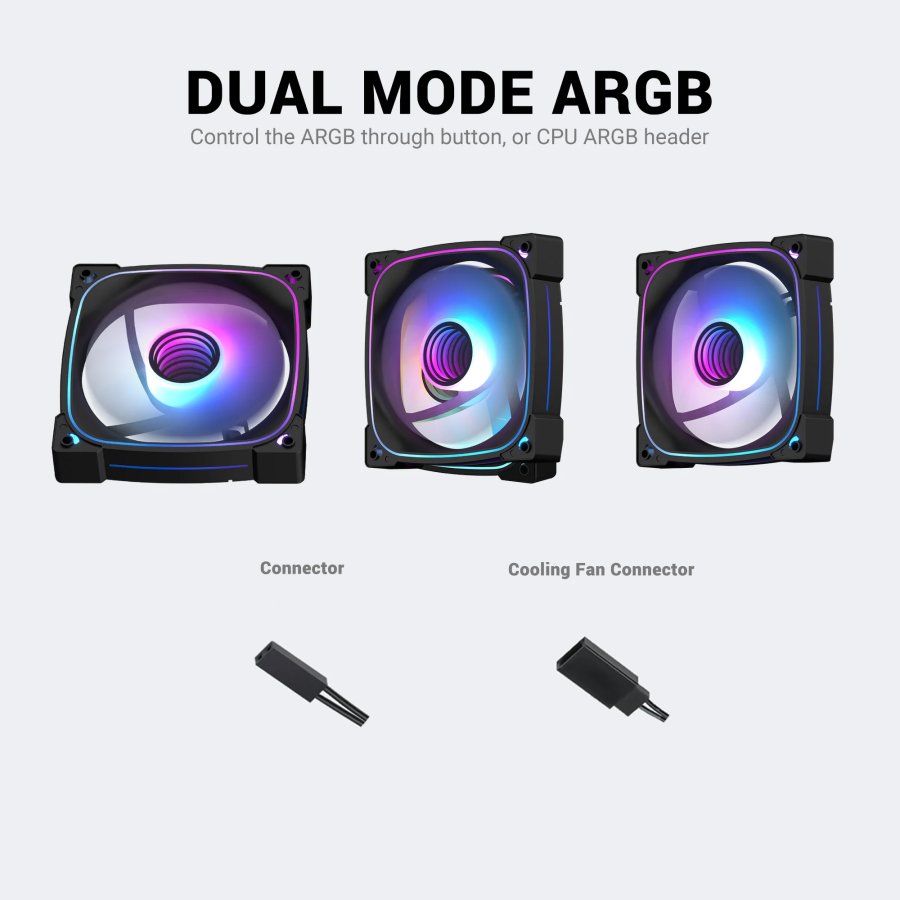 Ant Esports Crystal X7 Pro Max Mid Tower ARGB Gaming Cabinet
