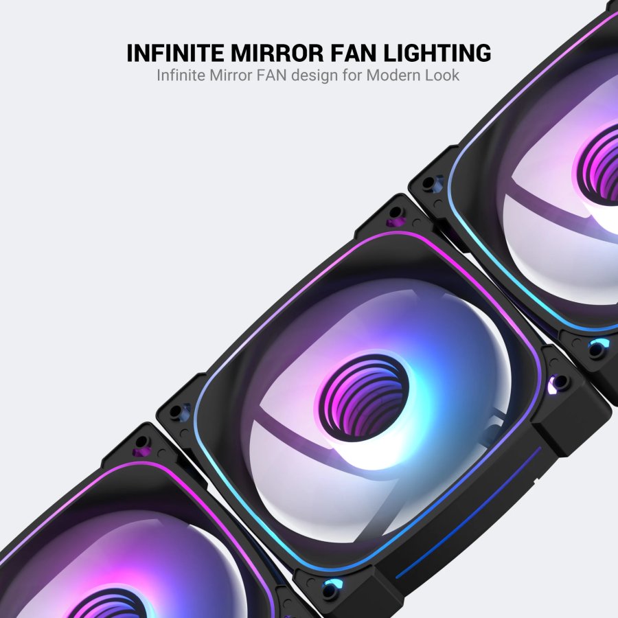 Ant Esports Crystal X7 Pro Max Mid Tower ARGB Gaming Cabinet