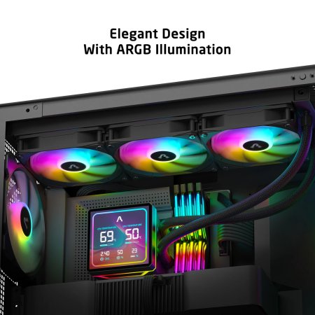 ProLab Design AI360LCD ARGB 360mm CPU Liquid Cooler
