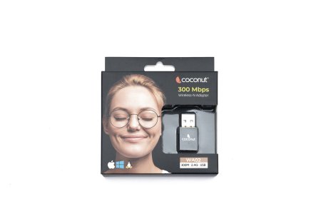 COCONUT WIFI ADAPTER 300 MBPS WA02