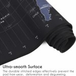 WORLD MAP PRINTED MOUSEPAD 300*800*2MM