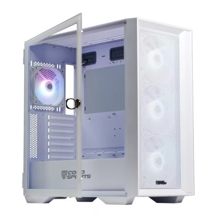 Coconut Rampage 4000D ARGB Mid-Tower Gaming Cabinet White
