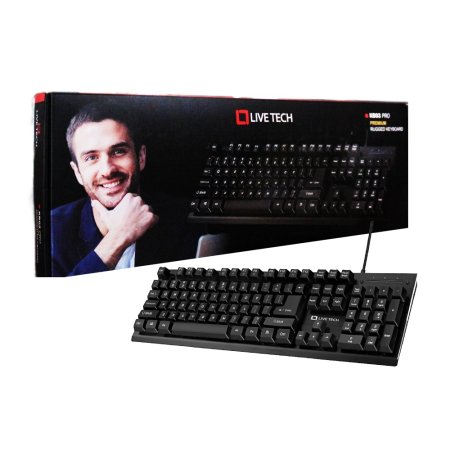 Live Tech KB03 Pro USB Keyboard Black
