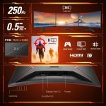 AOC C32G2ZE2 31.5 Inch 250Hz Curved Gaming Monitor