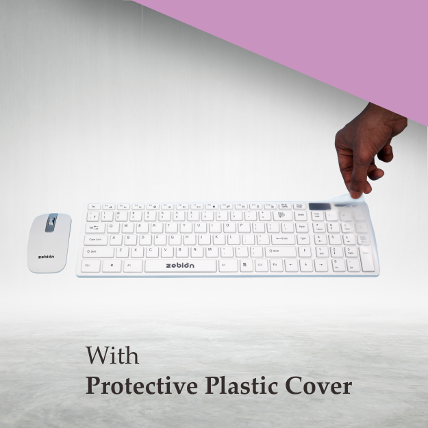ZEBION COMBO SLIMFIT G1600 WIRELESS (WHITE)