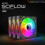 Ant Esports Sciflow ARGB 3-Fan Kit – Black