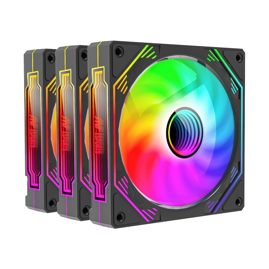 Ant Esports Sciflow ARGB 3-Fan Kit – Black