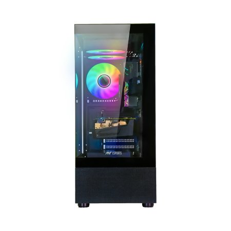 Ant Esports Crystal X2 ARGB Gaming Cabinet – Black