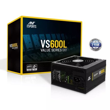 ANT ESPORTS VS600L 600W VALUE SERIES DESKTOP POWER SUPPLY
