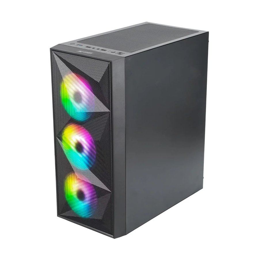 Ant Esports Gaming Cabinet Elite 1200 Black ARGB