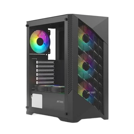 Ant Esports ICE-270M 6F ARGB Gaming Cabinet – Black
