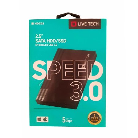 Live Tech SSD Casing SATA 2.5 Inch USB 3.0 – HDC02