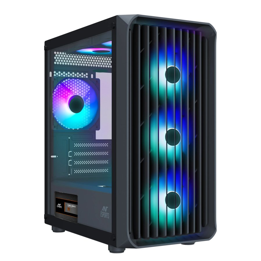 Ant Esports Gaming Cabinet 205 Mini 6F Black