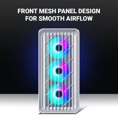 Ant Esports Gaming Cabinet 205 Mini 6F White