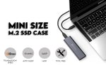 Live Tech HDC07 SSD Casing M.2 NVMe USB 3.1 Type-C