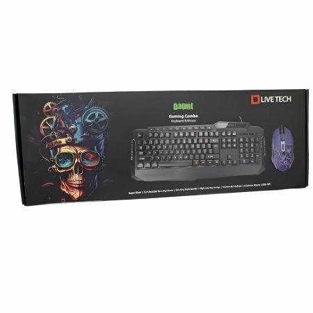 Live Tech USB Gaming Keyboard Mouse Combo DAUNT