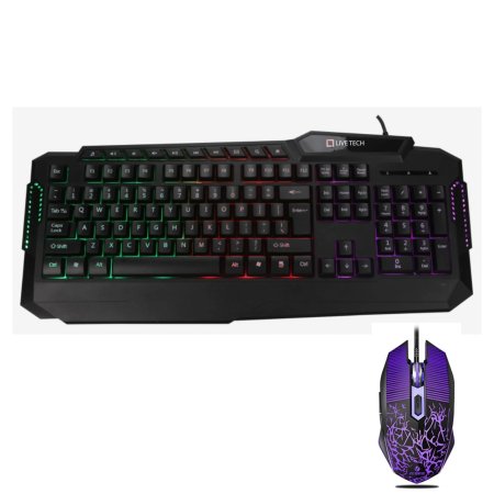 Live Tech USB Gaming Keyboard Mouse Combo DAUNT