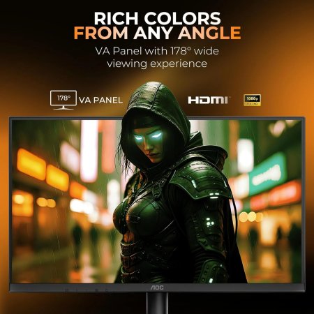 AOC 22B30MH2 21.5 Inch LED Monitor – Black