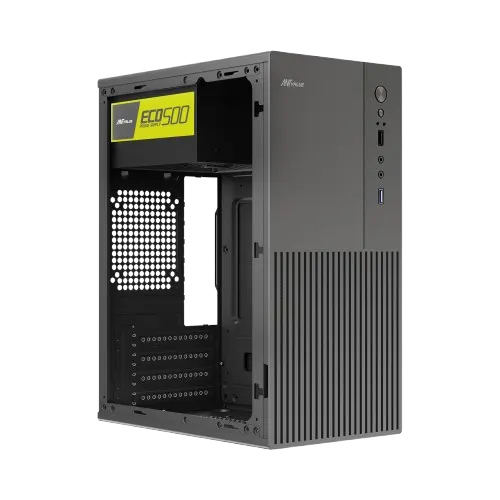 Ant Value VM4P Mini Tower Cabinet with Pre-Installed PSU