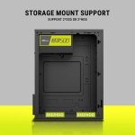 Ant Value VM4P Mini Tower Cabinet with Pre-Installed PSU