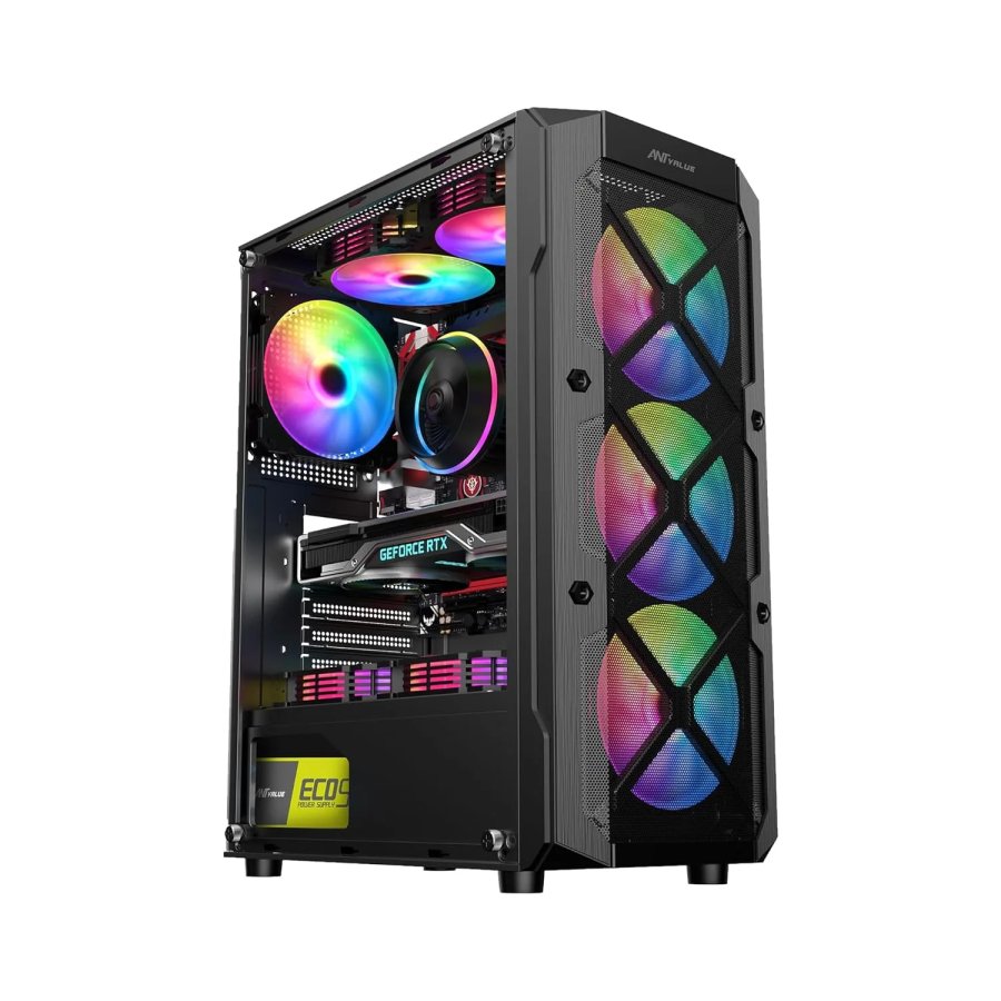 Ant Value VM50 ARGB Mid-Tower Gaming Computer Cabinet