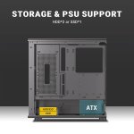 Ant Esports ZEN Air 360 ARGB Mid Tower Gaming Cabinet
