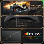 AOC C27G4Z 27 Inch 280Hz Curved Height Adjustable Monitor