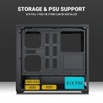 Ant Esports Crystal X6 Lite ARGB E-ATX Cabinet 6 Fans