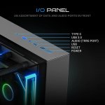 Ant Esports Crystal ARC Pro Black Gaming Cabinet ATX/M-ATX/ITX