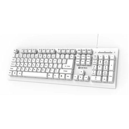 Live Tech KB03 Pro USB Keyboard White
