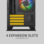 Ant Esports Box C Air V2 M-ATX Cabinet Black 120mm Fan