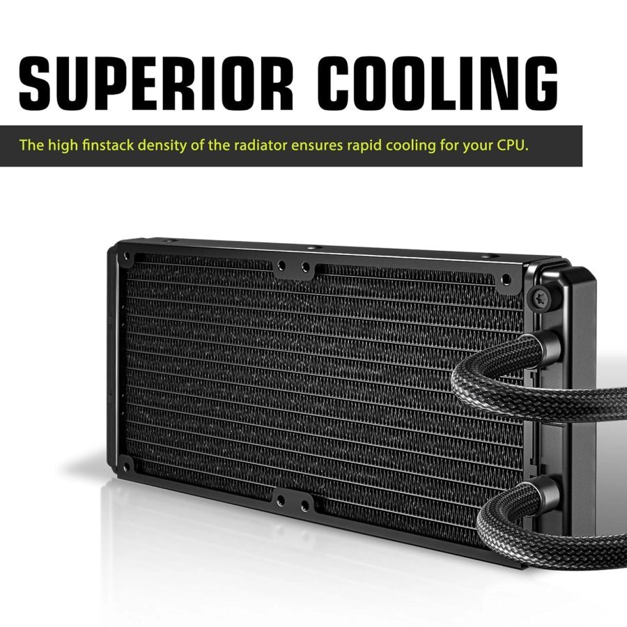 Ant Value AV240 ARGB Liquid CPU Cooler Black 240mm