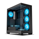 Ant Esports Crystal X7 ATX Cabinet Black 7x120mm Fans