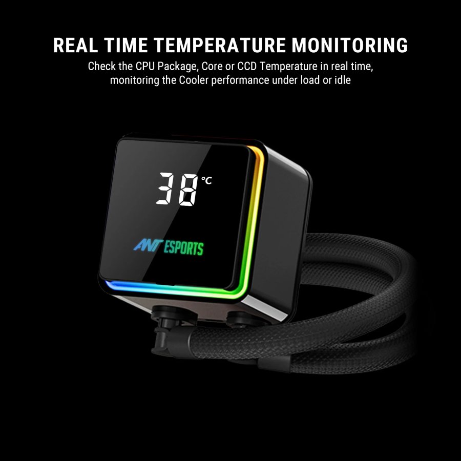 Ant Esports ICE Storm 360 ARGB Liquid CPU Cooler