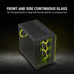Ant Esports Crystal ARC Gaming Cabinet Black