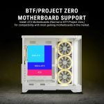 Ant Esports Crystal ARC Gaming Cabinet White