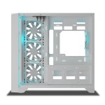 Ant Esports Crystal ARC Gaming Cabinet White