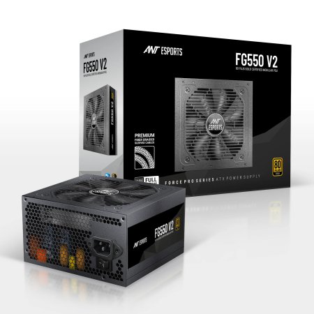Ant Esports FG550 V2 550W 80+ Gold Fully Modular PSU