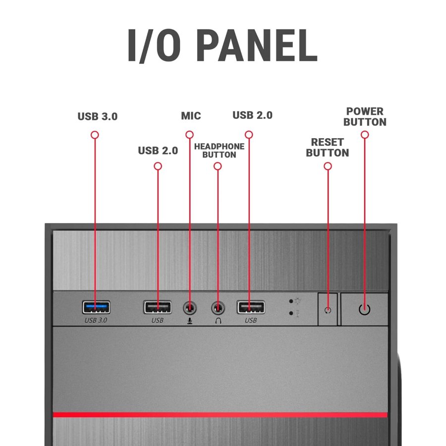 Ant Esports Si27 Mid Tower Cabinet