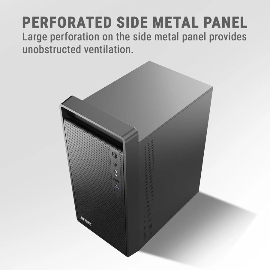 Ant Esports Si11 Mid Tower Cabinet M-ATX ITX Black