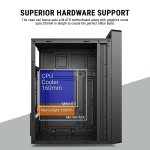 Ant Esports Si11 Mid Tower Cabinet M-ATX ITX Black