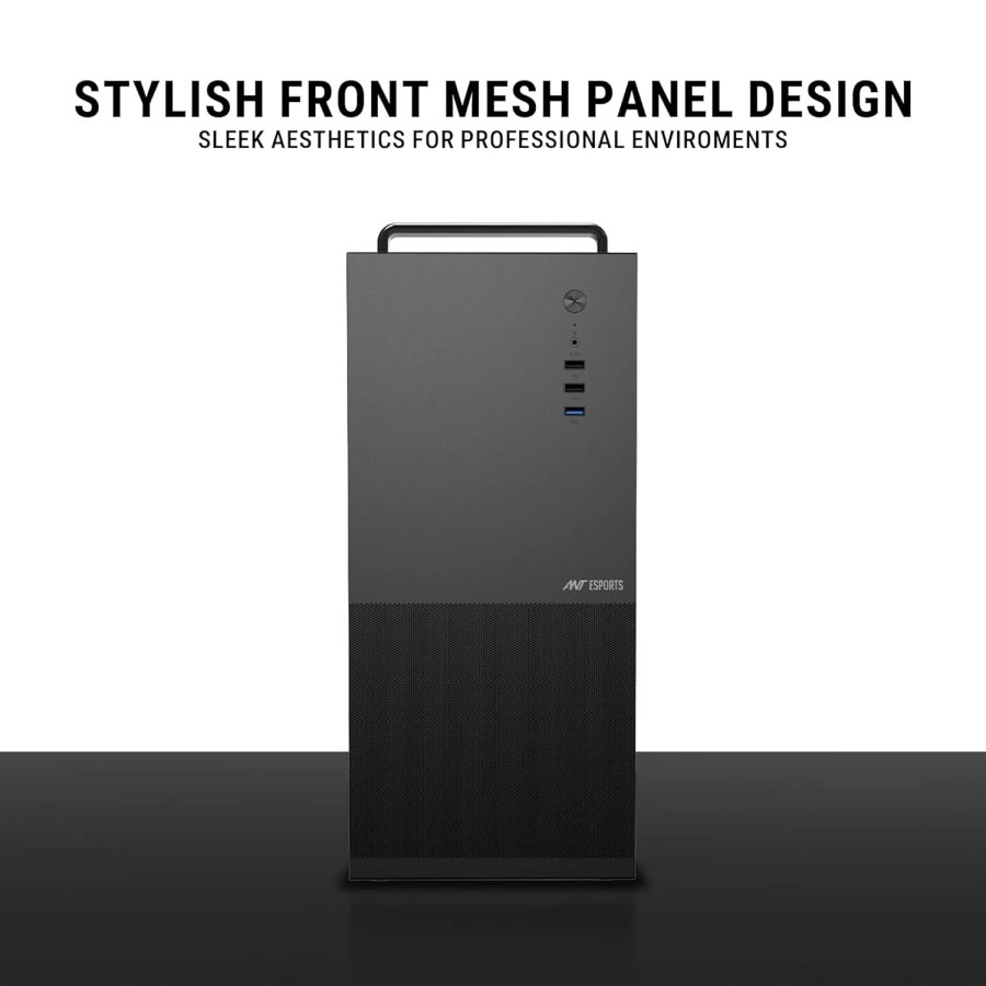 Ant Esports Si28 Cabinet ATX M-ATX M-ITX 120mm Fan